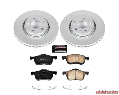Power Stop Z23 Evolution Sport Coated Brake Kit Front Volvo S60 2001-2009 - CRK5193