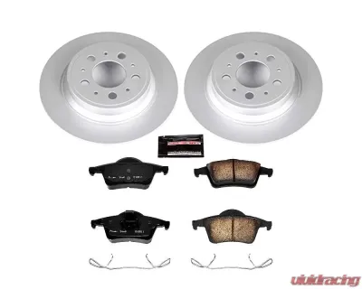 Power Stop Z23 Evolution Sport Coated Brake Kit Rear Volvo S60 2001-2009 - CRK5196