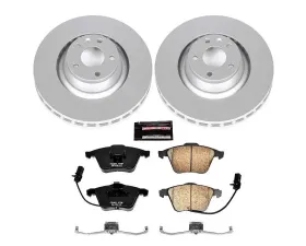 Power Stop Z23 Evolution Sport Coated Brake Kit Front Audi A6 Quattro 2005-2011