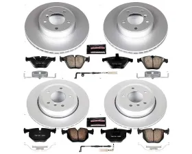 Power Stop Z23 Evolution Sport Coated Brake Kit Front & Rear BMW 525i 2004-2006