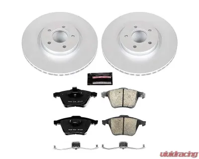 Power Stop Z23 Evolution Sport Coated Brake Kit Front Volvo C70 2006-2013 - CRK5430