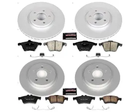 Power Stop Z23 Evolution Sport Coated Brake Kit Front & Rear Volvo C70 2006-2013