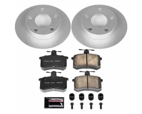 Power Stop Z23 Evolution Sport Coated Brake Kit Rear Audi A4 Quattro 1996-2001