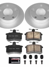 Power Stop Z23 Evolution Sport Coated Brake Kit Rear Audi A4 Quattro 1996-2001                                     - CRK584 - Image 2