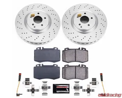 Power Stop Z23 Evolution Sport Coated Brake Kit Front Mercedes-Benz C32 AMG 2002-2004 - CRK6205