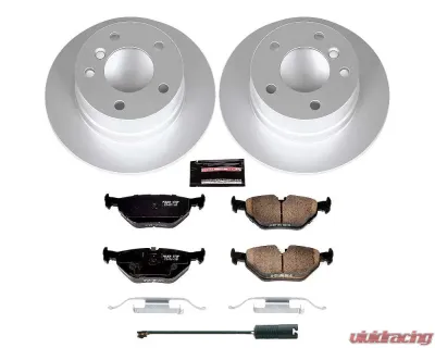 Power Stop Z23 Evolution Sport Coated Brake Kit Rear BMW Z3 1996-2002 - CRK633