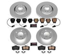 Power Stop Z23 Evolution Sport Coated Brake Kit Front & Rear Audi Allroad Quattro 2001-2005