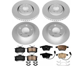 Power Stop Z23 Evolution Sport Coated Brake Kit Front & Rear Audi Allroad Quattro 2001-2005