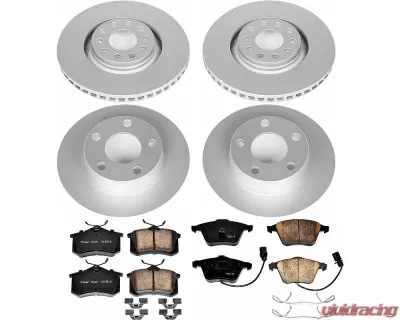 Power Stop Z23 Evolution Sport Coated Brake Kit Front & Rear Audi Allroad Quattro 2001-2005 - CRK892