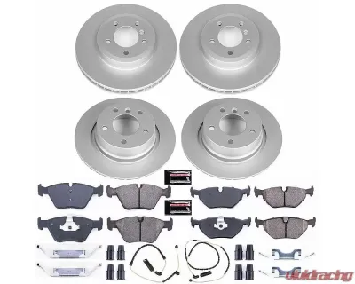 Power Stop Z23 Evolution Sport Coated Brake Kit Front & Rear BMW Z4 2006-2008 - CRK935