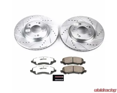 Power Stop Z26 Street Warrior Brake Kit Front Mitsubishi Eclipse 2006-2012 - K094-26