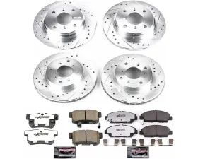 Power Stop Z26 Street Warrior Brake Kit Front & Rear Honda Prelude 1992-1996