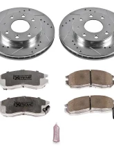 Power Stop Z26 Street Warrior Brake Kit Front Eagle Summit 1993-1995                                     - K1090-26 - Image 2