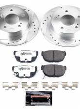 Power Stop Z26 Street Warrior Brake Kit Rear Nissan 240SX 1994-1998                                     - K1174-26 - Image 2