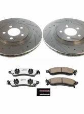 Power Stop Z26 Street Warrior Brake Kit Front Ford Mustang 1994-1999                                     - K1304-26 - Image 2