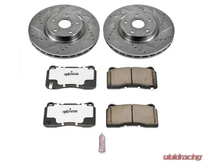 Power Stop Z26 Street Warrior Brake Kit Front Subaru Impreza 2005-2014 - K131-26