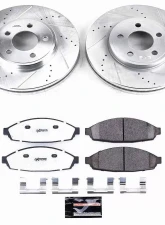 Power Stop Z26 Street Warrior Brake Kit Front Ford Crown Victoria 2003-2011                                     - K1364-26 - Image 2
