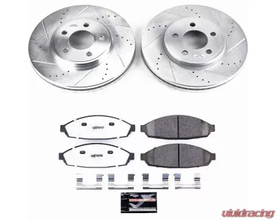 Power Stop Z26 Street Warrior Brake Kit Front Ford Crown Victoria 2003-2011 - K1364-26