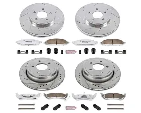 Power Stop Z26 Street Warrior Brake Kit Front & Rear Ford Crown Victoria 2003-2011