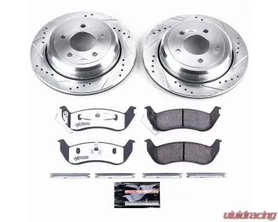 Power Stop Z26 Street Warrior Brake Kit Rear Ford Crown Victoria 2003-2011 - K1368-26