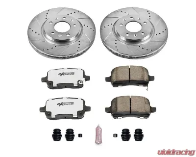 Power Stop Z26 Street Warrior Brake Kit Front Pontiac Solstice 2006-2009 - K1433-26