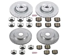 Power Stop Z26 Street Warrior Brake Kit Front & Rear Chevrolet Corvette 2006-2013