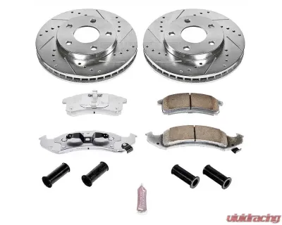 Power Stop Z26 Street Warrior Brake Kit Front Buick LeSabre 1994-1999 - K1534-26