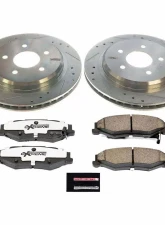 Power Stop Z26 Street Warrior Brake Kit Rear Cadillac XLR 2004-2009                                     - K1563-26 - Image 2