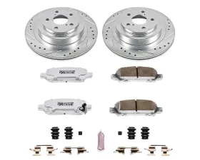 Power Stop Z26 Street Warrior Brake Kit Rear Subaru Legacy 2005-2009