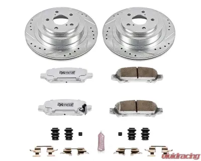 Power Stop Z26 Street Warrior Brake Kit Rear Subaru Legacy 2005-2009 - K219-26