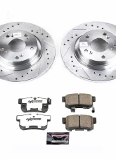 Power Stop Z26 Street Warrior Brake Kit Rear Honda S2000 2000-2009                                     - K2310-26 - Image 2