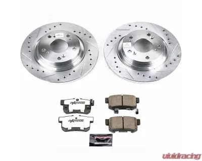 Power Stop Z26 Street Warrior Brake Kit Rear Honda S2000 2000-2009 - K2310-26