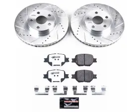 Power Stop Z26 Street Warrior Brake Kit Front Scion tC 2005-2010