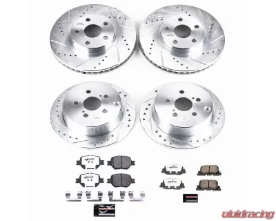 Power Stop Z26 Street Warrior Brake Kit Front & Rear Scion tC 2005-2010 - K2315-26