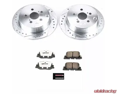 Power Stop Z26 Street Warrior Brake Kit Rear Scion tC 2005-2010 - K2319-26