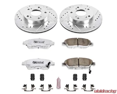 Power Stop Z26 Street Warrior Brake Kit Front Acura RSX 2002-2006 - K2386-26