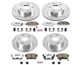 Power Stop Z26 Street Warrior Brake Kit Front & Rear Acura RSX 2002-2006
