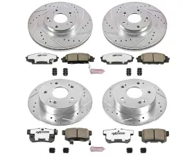 Power Stop Z26 Street Warrior Brake Kit Front & Rear Acura RSX 2002-2006