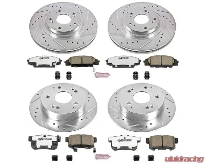 Power Stop Z26 Street Warrior Brake Kit Front & Rear Acura RSX 2002-2006 - K2441-26