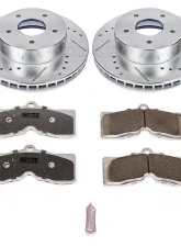 Power Stop Z26 Street Warrior Brake Kit Front Chevrolet Corvette 1963-1982                                     - K2598-26 - Image 2