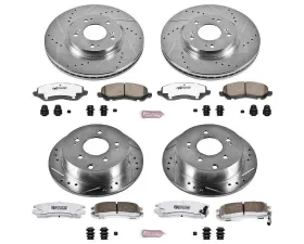 Power Stop Z26 Street Warrior Brake Kit Front & Rear Mitsubishi Eclipse 2006-2012
