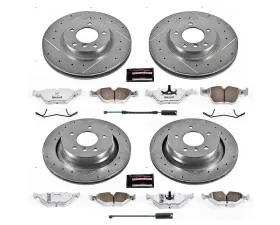 Power Stop Z26 Street Warrior Brake Kit Front & Rear BMW Z3 1998-2002