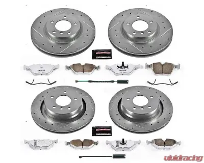 Power Stop Z26 Street Warrior Brake Kit Front & Rear BMW Z3 1998-2002 - K2841-26