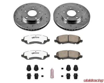 Power Stop Z26 Street Warrior Brake Kit Front Dodge Caliber 2007-2012 - K2992-26
