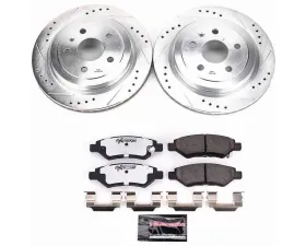 Power Stop Z26 Street Warrior Brake Kit Rear Cadillac CTS 2008-2014