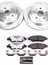 Power Stop Z26 Street Warrior Brake Kit Rear Cadillac CTS 2008-2014                                     - K3072-26 - Image 2
