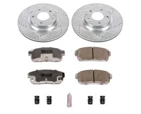 Power Stop Z26 Street Warrior Brake Kit Rear Mazda RX-8 2004-2011