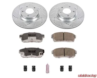 Power Stop Z26 Street Warrior Brake Kit Rear Mazda RX-8 2004-2011 - K3146-26