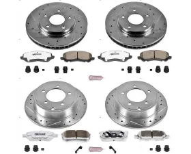 Power Stop Z26 Street Warrior Brake Kit Front & Rear Mitsubishi Lancer 2008-2017