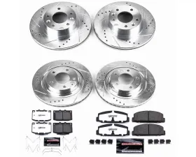 Power Stop Z26 Street Warrior Brake Kit Front & Rear Mazda RX-7 1993-1995